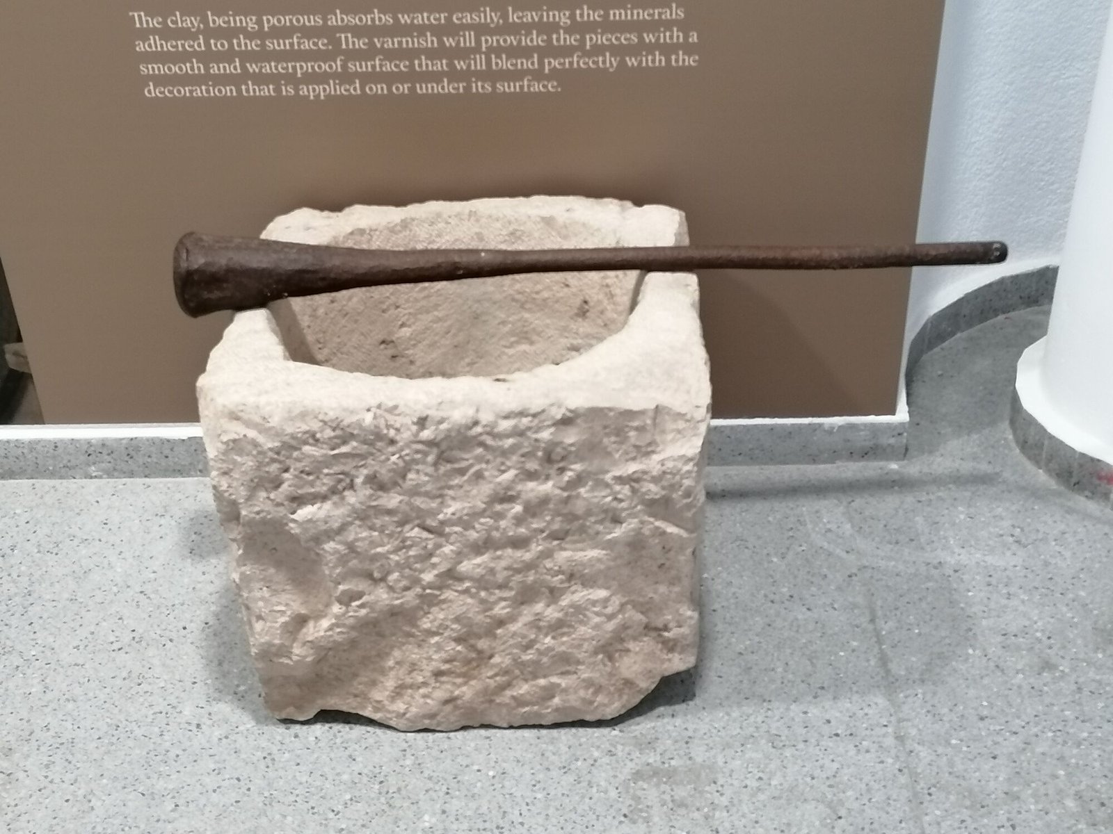 Mortero de piedra (museo)